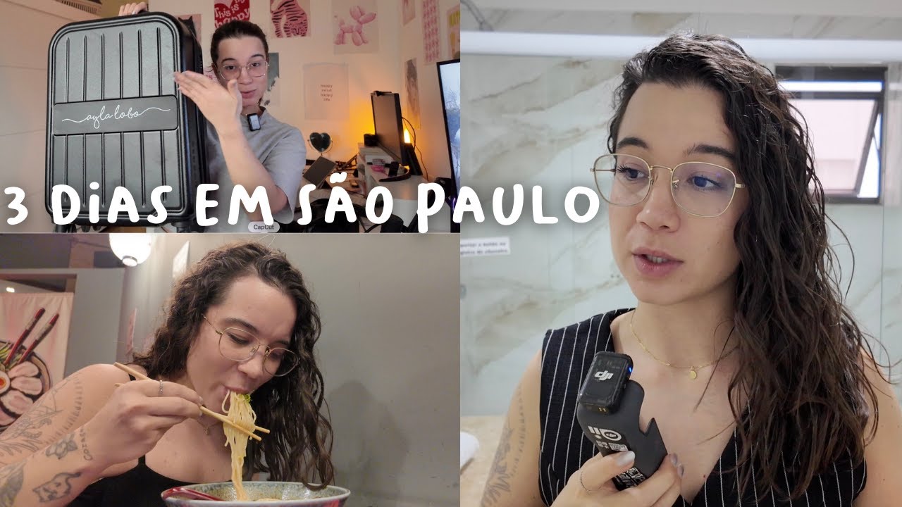 Vlog em SP, fazendo as malas pra viajar, conhecendo restaurante e passeando pela cidade