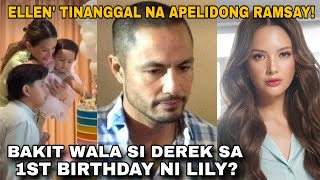 Ellen Adarna Tinanggal Ng Tuluyan Ang Ramsay Sa Pangalan Derek Ramsay Absent Sa Birthday Ni Lily