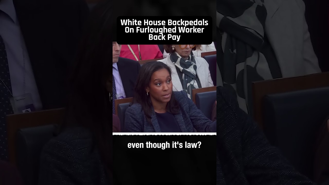 White House Backpedals On Furloughed Worker Back Pay