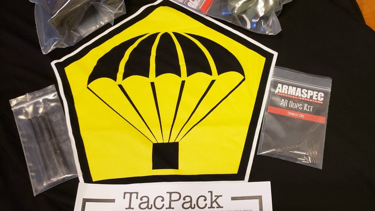 Tacpack February 2019 unboxing