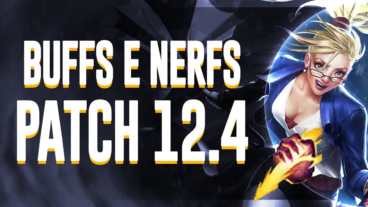 BUFFS e NERFS PATCH 12.4 -  Janna TOP de Smite, Zeri, Aatrox, Qiyana, Veigar e Mais!