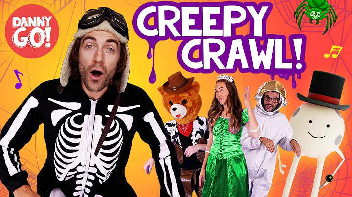 "The Creepy Crawl Dance Song!"  /// Danny Go! Kids Halloween Trick or Treat Music