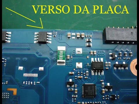 Curto na placa do RV411 SAMSUNG