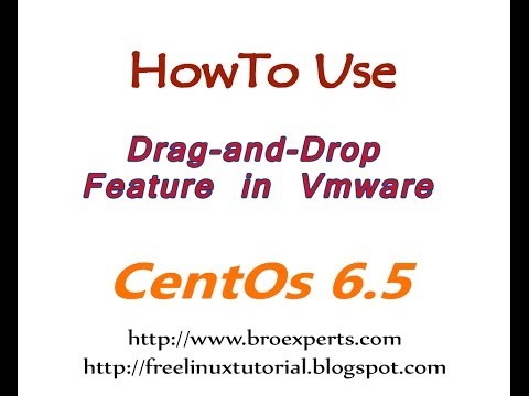 How to Enable VMware Drag-and-Drop Feature