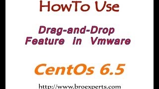 How to Enable VMware Drag-and-Drop Feature