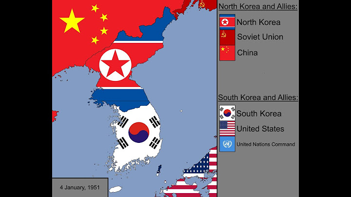 (Outdated) The Korean War with flags: Every Day