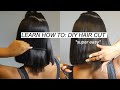 HOW TO CUT YOUR OWN HAIR | STRAIGHT AND BLUNT HAIR CUT
