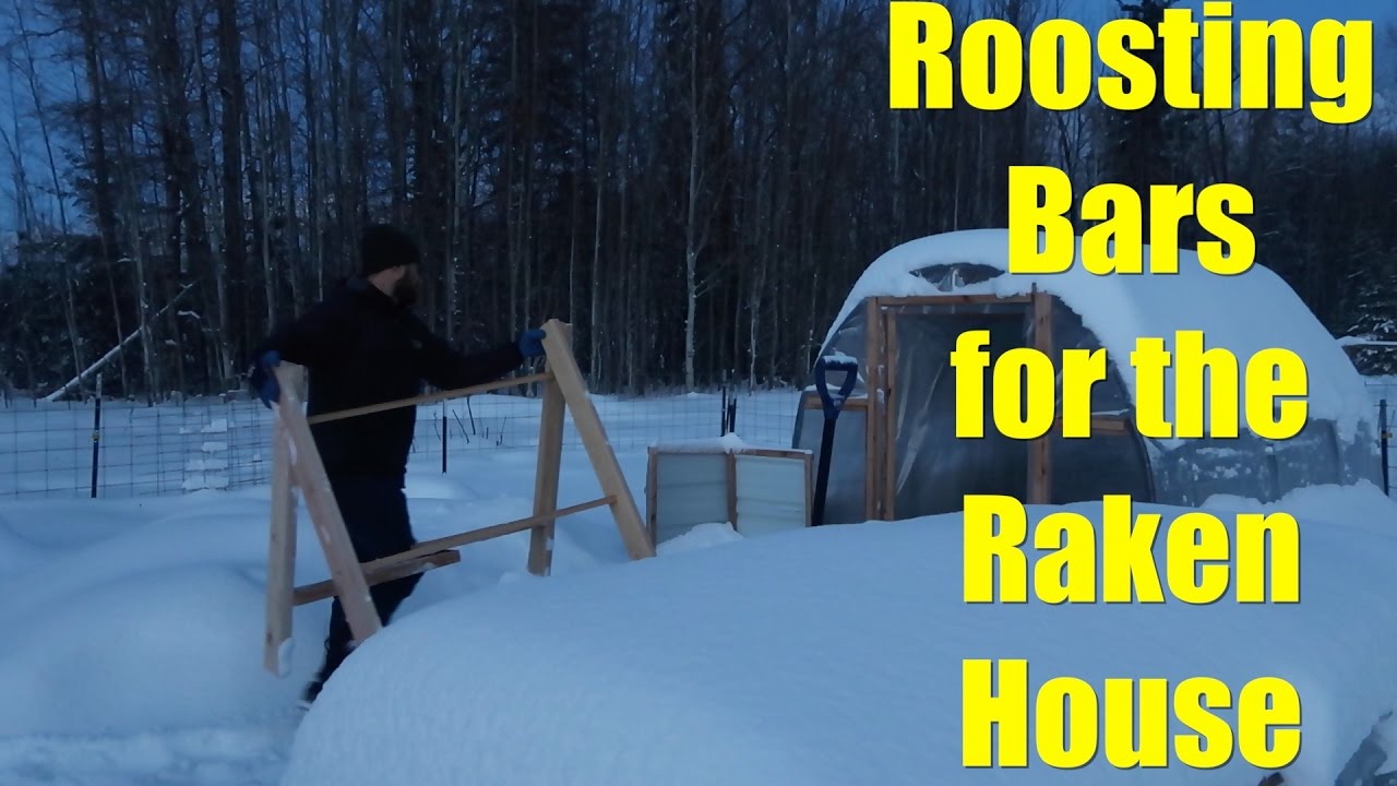 building perches for chickens Roosting Bars for the Raken House