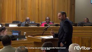 Iberville Parish Council Meeting (7-15-26)