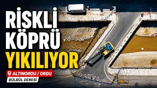 Bülbül Deresi’nde Riskli Köprü Yıkılıyor