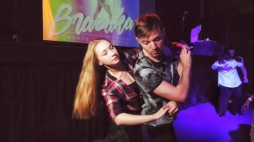 Brazuka 2018. Anton Kolomin and Anna Loshchakova . Zouk improvisation. (Rebeca)