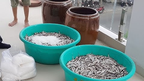 Hướng dẫn làm nước mắm truyền thống