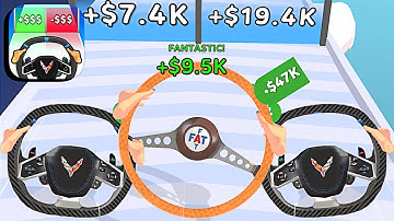 Steering Wheel Evolution ​- All Levels Gameplay Android,ios (Levels 19-22)