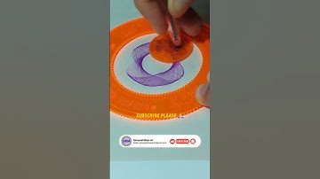 Magical Spirograph Art! || #spirographmagicart #satisfying #asmrsounds #ytshorts #viralvideos