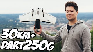 ☀ Как ставятся FPV рекорды. 30км+ на маленьком РУ самолёте + тест Tango2 [ZoHD Dart250G LR Record]