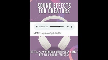 Thumbnail of Metal Squeaking Loudly, Sound Effects For Creators