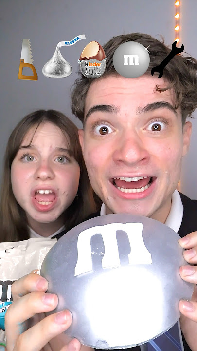 Giant Silver Chocolates ASMR With My Sister! 🤤