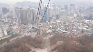 韓國 首爾塔 纜車