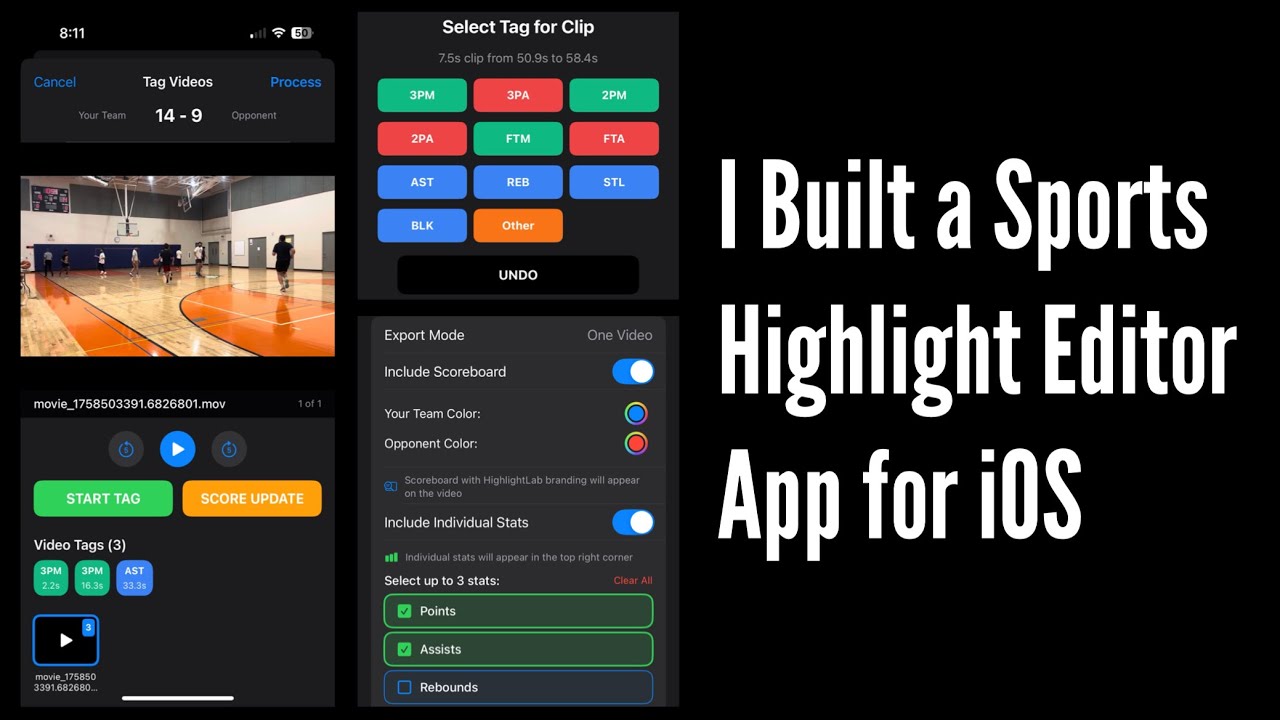 I Built a Sports Highlight App (HighlightLab 1.0)