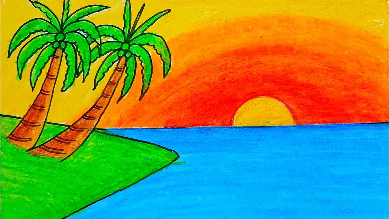 Featured image of post How To Draw Sunrise / How to draw a dream sunrise painting very easily with acrylic colors for beginners in this video i used acrylic colors, canvas and.