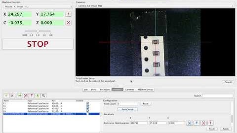 OpenPnP Strip Feeder Auto Setup