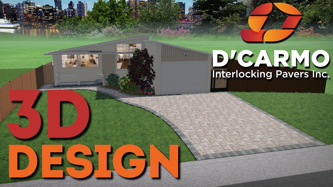 3D Design Series - Riviera or Victorian? See Which Catalina Grana Transforms This Driveway