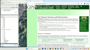 DEM generated using Google Earth and ArcGIS