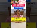 ओवुलेशन के टाइम क्या खाना चाहिए ? Ovulation tips &amp; fertility food #shorts #Drgourirai
