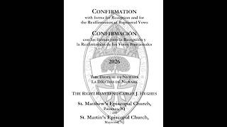 Confirmation Service: May 30, 2026 at St. Matthew's, Paramus