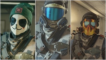 GLOBAL EVENT BLACKOUT - ALL MASKS SHOWCASE | Tom Clancy
