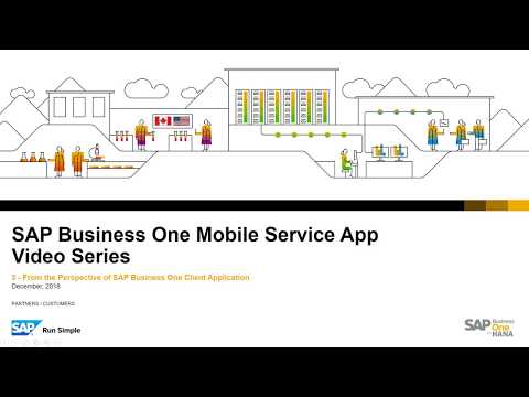 SAP Business One Service App - Integration with SAP Business One