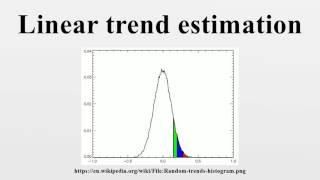 Linear trend estimation