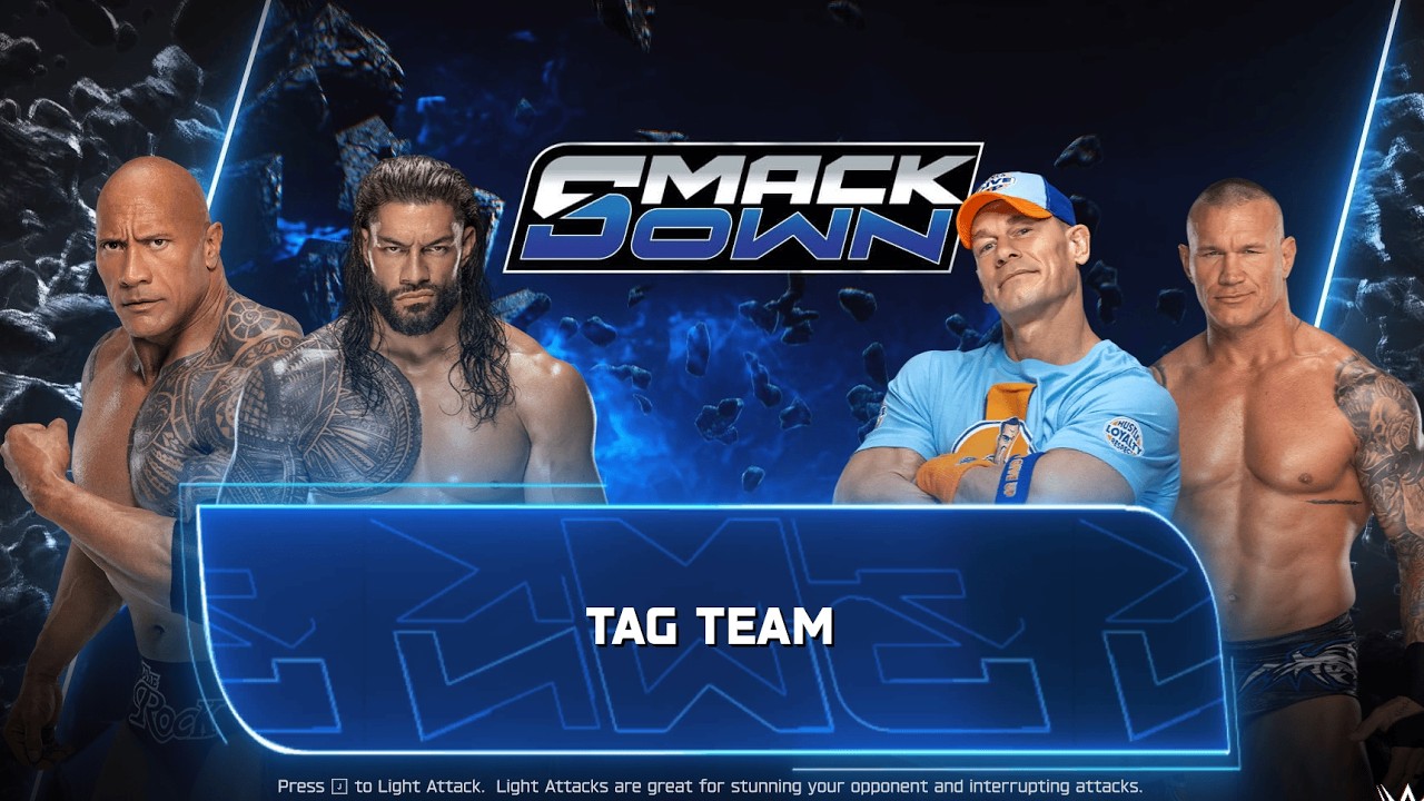 Полный матч - Рок и Роман Рейнс против Джона Сины и Рэнди Ортона