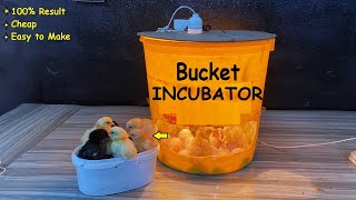 How to make Egg Incubator at Home By Using OLD BUCKET - Hatch chicks