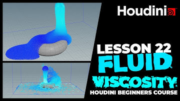 Fluid Viscosity Simplified: Houdini Beginners Course Lesson 22