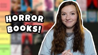 Tier-ranking all the HORROR BOOKS I read in 2021