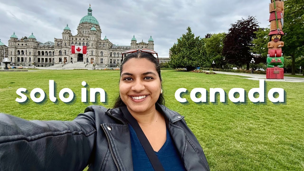 A SOLO TRAVEL VLOG | my weekend in victoria, bc 🌊🌳🌺