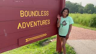 Fun at Boundless Adventures! Kenosha Zipline & Aerial Park!!