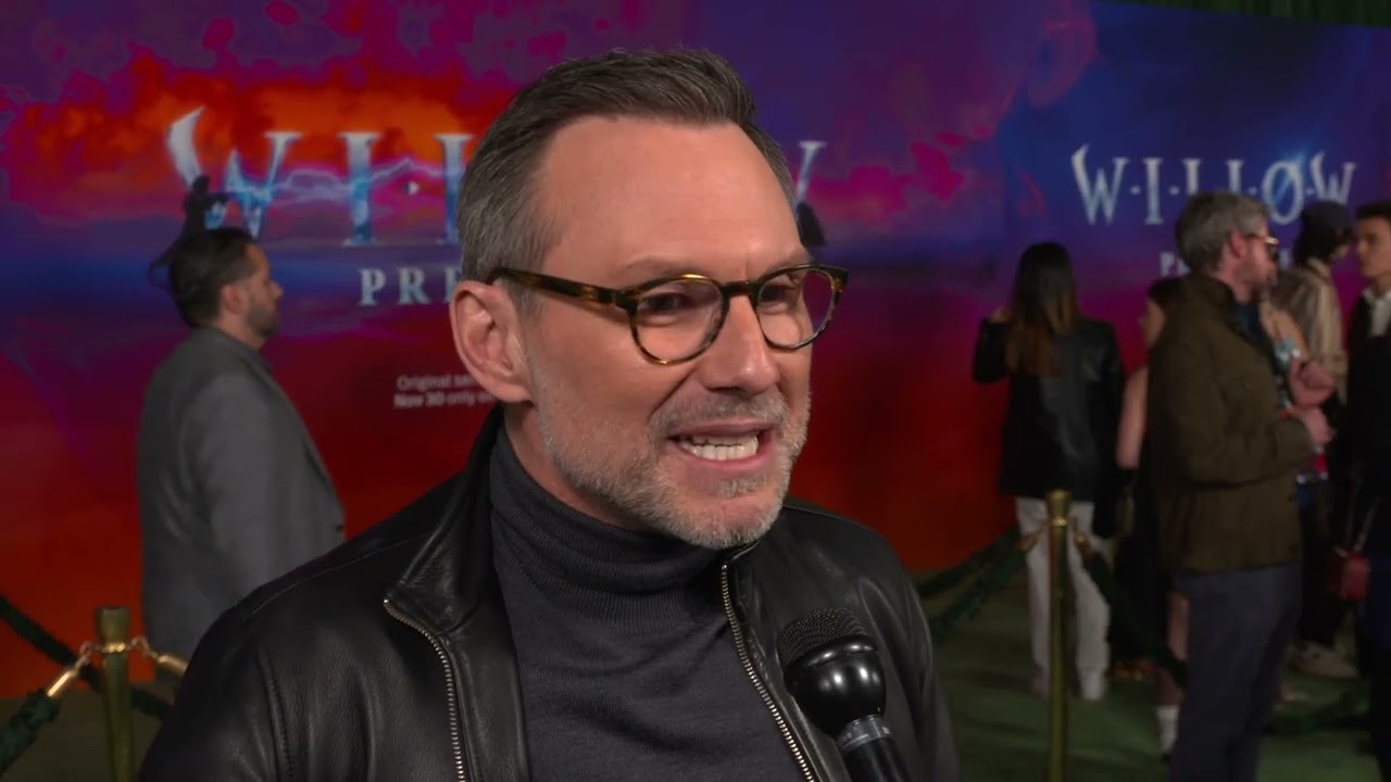 Christian Slater at the Willow Premiere 