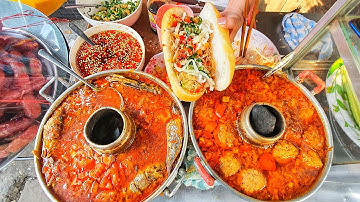 Xe Bánh Mì Cá Nục Trong Hẻm Gia Truyền Hơn 20 Năm |  Đặc Biệt Với Cách Ninh Cá Nục Không Giống Ai