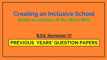 Creating an Inclusive School | Previous years