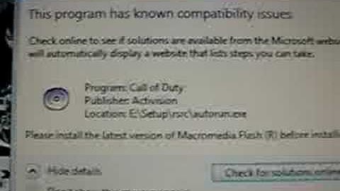 Call of duty 2 problem HELP
