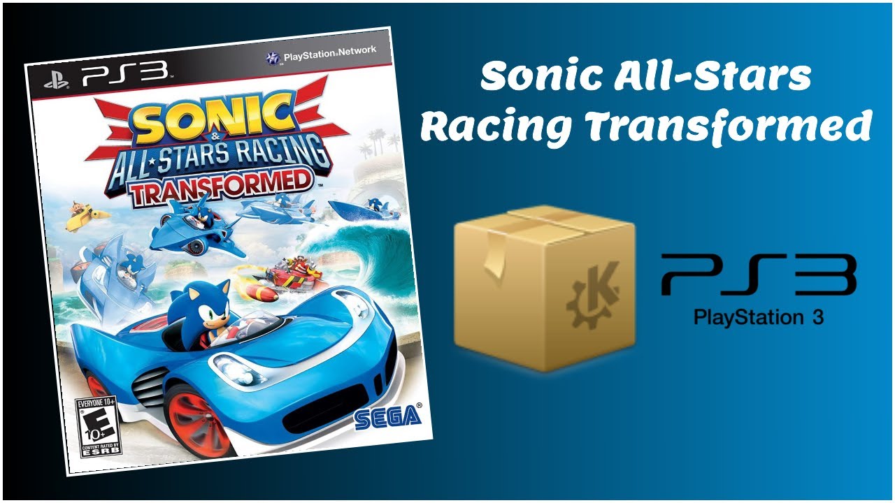 Sonic & All Stars Racing Transformed PKG PS3 - YouTube