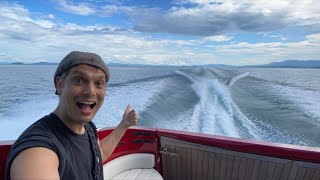 Japan’s Shirahige Shrine On A Biwako Speed Boat Japan’s Shirahige Shrine On A Biwako Speed Boat