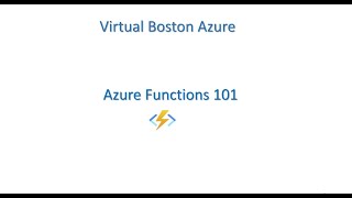 Alpa Buddhabhatti: Azure Functions 101