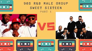 90s R&B Male Group Sweet 16 | Boys II Men vs New Edition | Part 1