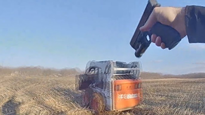 Deputy Climbs Onto Skid Steer To Stop Suspect Cops