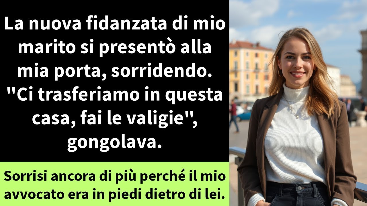 La nuova fidanzata di mio marito si presentò alla mia porta, sorridendo