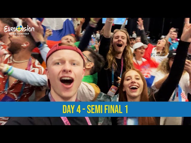 DAY 4 AT EUROVISION 2024 // SEMI-FINAL 1 class=