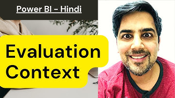 How evaluation context works in DAX (Urdu/Hindi) Part-17 (Power BI Training)